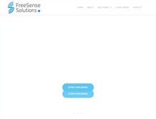 Tablet Screenshot of freesense-solutions.com